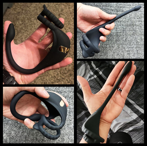 Reviews: Vibrating Cock Ring Taint Stimulator with Mini Bullet  ROSETOY