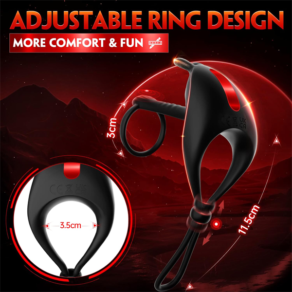3IN1 Vibrating Cock Ring
