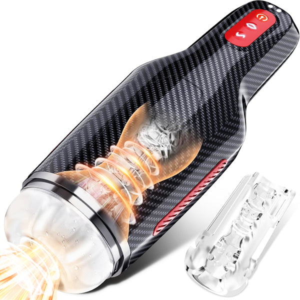 Buy 5 Sucking & 10 Vibrating Heating Male Stroker | Male Stroker