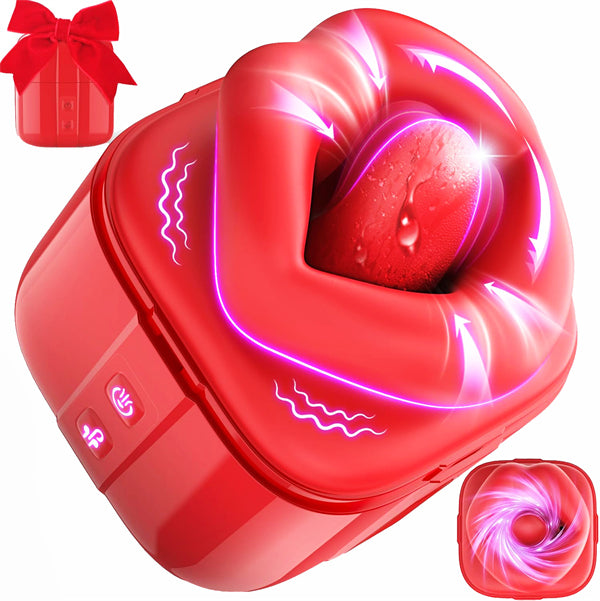 Buy 6D Real Touch Big Mouth Sucking Vibrator | Rose Toy