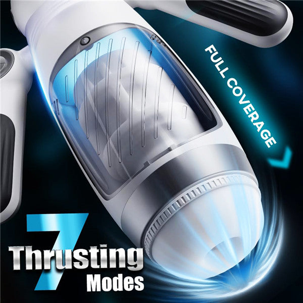 7 Thrusting 12 Vibrating Handle Control Robot Space Auto Stroker