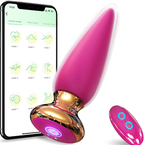 App Remote Control Anal Butt Vibrator