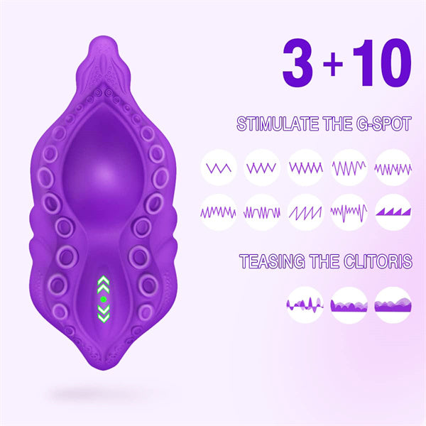 Butterfly Vibrators sea monster purple