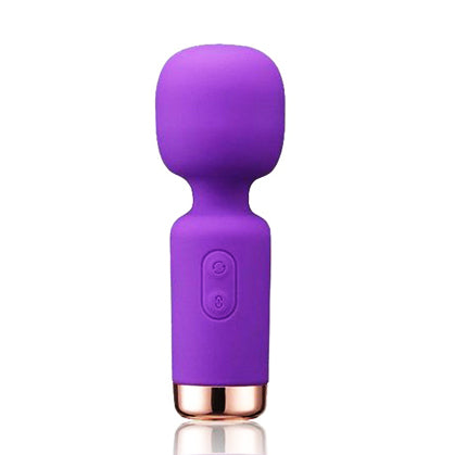 Mini AV Wand Vibrator Purple