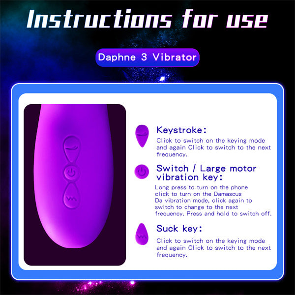 4IN1 Sucking & Flapping Rabbit Vibrator Purple