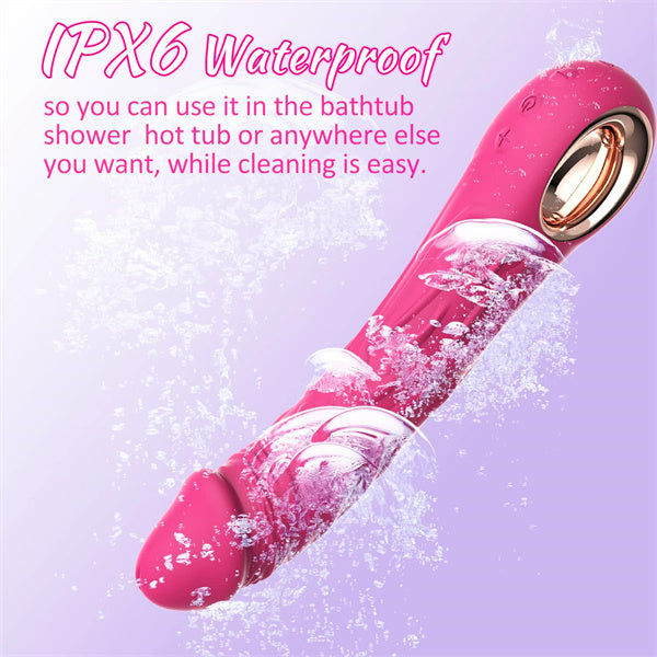 Realistic Dildo Vibrator Hot Pink
