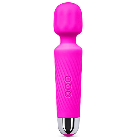 Colorful AV Wand Vibrator Hot Pink