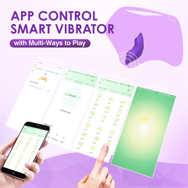 Wearable App Control Sucking Vibrator