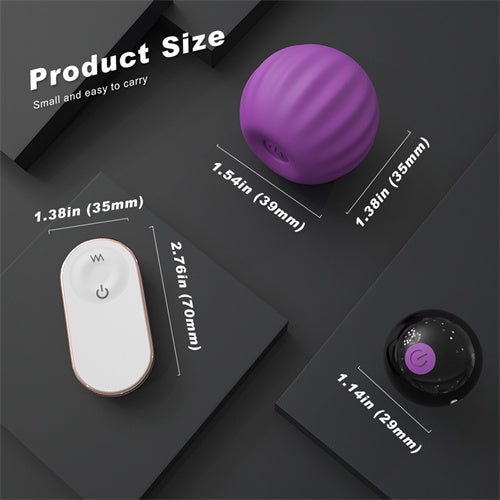 RCT Internal Condom Vibrating Ball Purple
