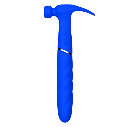 Rounded Hammer Vibrator Blue