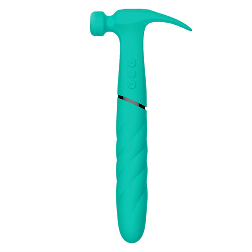 Curved Hammer Vibrator Green