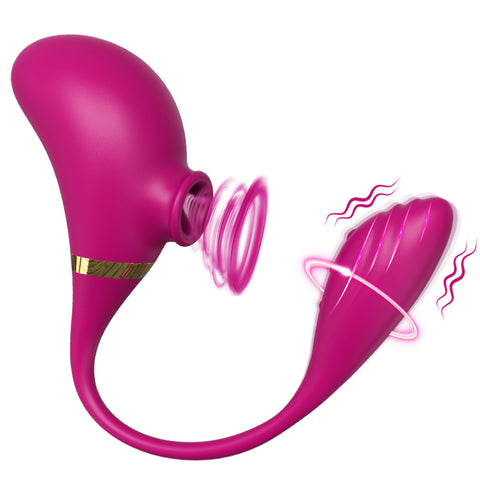 AMZING TOY_ 2IN1 Sucking Vibrator Kissing Angel