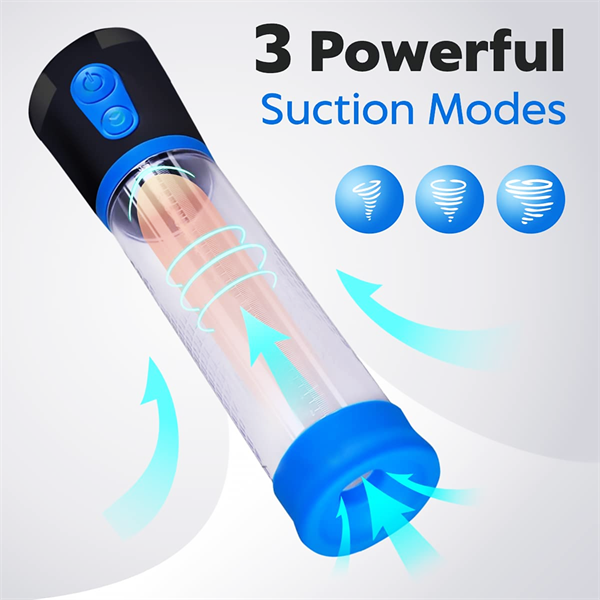 Automatic Vacuum Penis Enlargement Extend Pump with 3 Suction