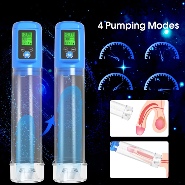 Electric Penis Vacuum Pump with 4 Suction