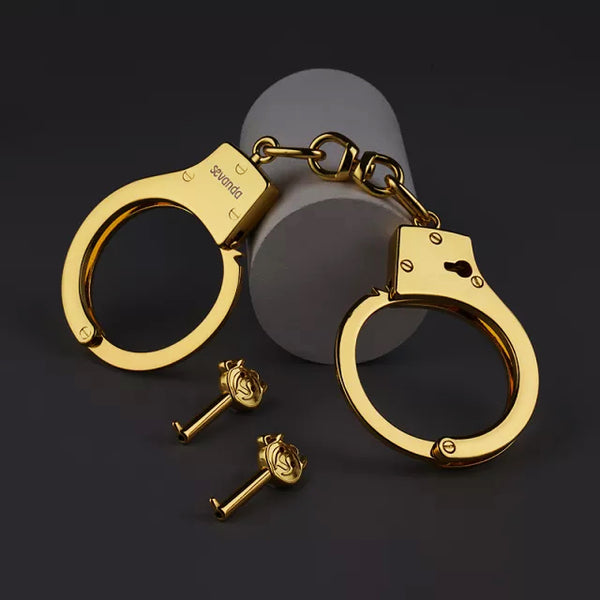 SEVANDA Love-slave & Pretty-sub BDSM Bondage-Toy Handcuffs Sets
