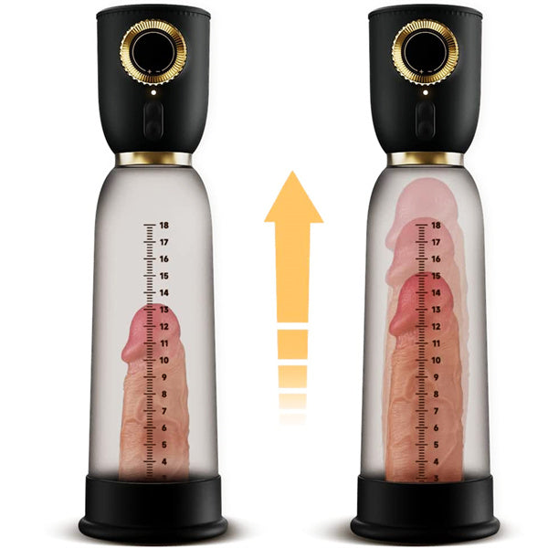 Penis Vacuum Pump with 6 Training Modes & 5 Suction Intensities