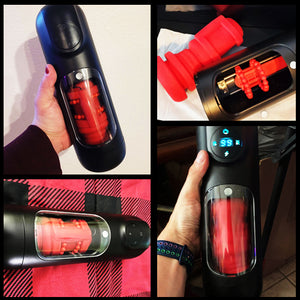 Reviews: 8 Vibrating & 8 Thrusting & LCD Display Male Stroker
