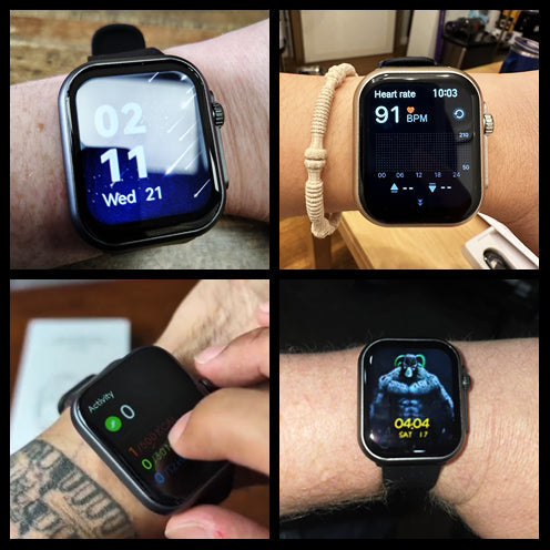 Reviews:1000mAh Battery 1.85 HD Screen Fitness Tracker K62