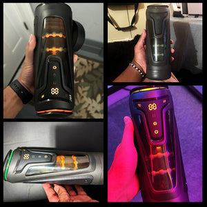 Reviews: 9 Vibrating &8 Thrusting Modes & 2 Heating Levels Male Stroker