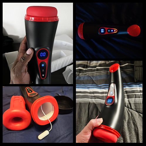 Reviews: Penis Pump with 9 Sucking & Vibrating Male Stroker