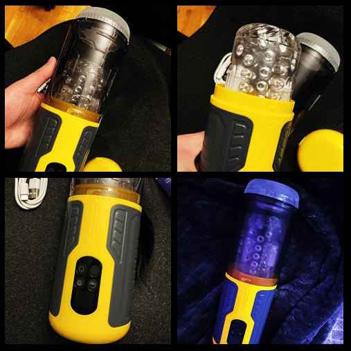 Reviews: 7 Rotating & Thrusting & Vibrating & Licking Male Stroker