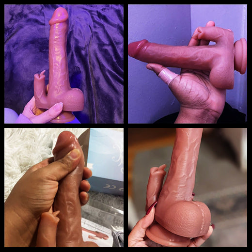 Reviews: 4IN1 7 Thrusting & Rotation 10 Vibration & Licking Dildo Vibrator