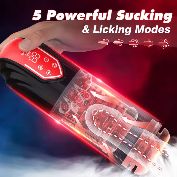 10-in-1 Automatic Male Stroker with Smart LCD Display