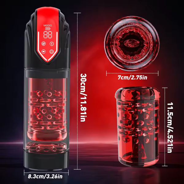 10-in-1 Automatic Male Stroker with Smart LCD Display