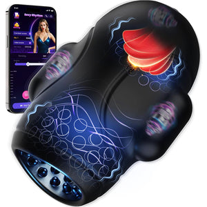 10 Licking Vibrating Blowjob Glans Trainer