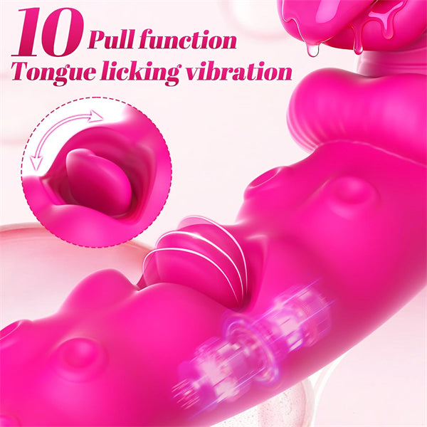 10 Tongue Licking & Vibrating Realistic Tongue Vibrator