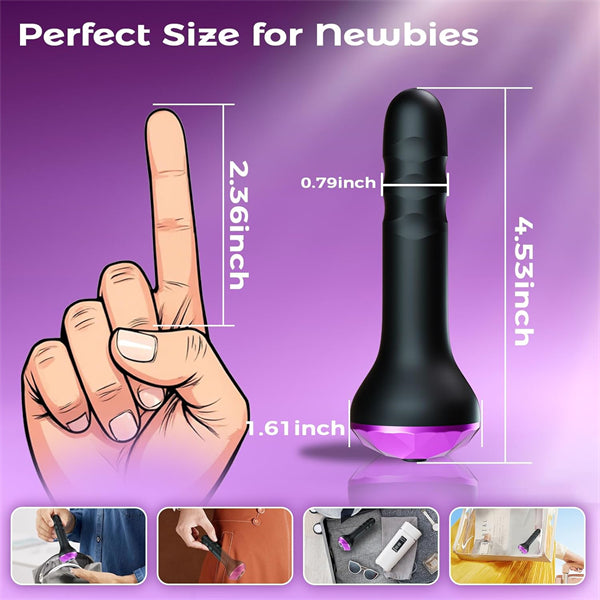 10 Vibrating & Rotating Modes Butt Plug Vibrator Toys