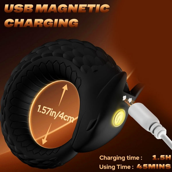 10 Vibration Dragon-Shaped Penis Ring
