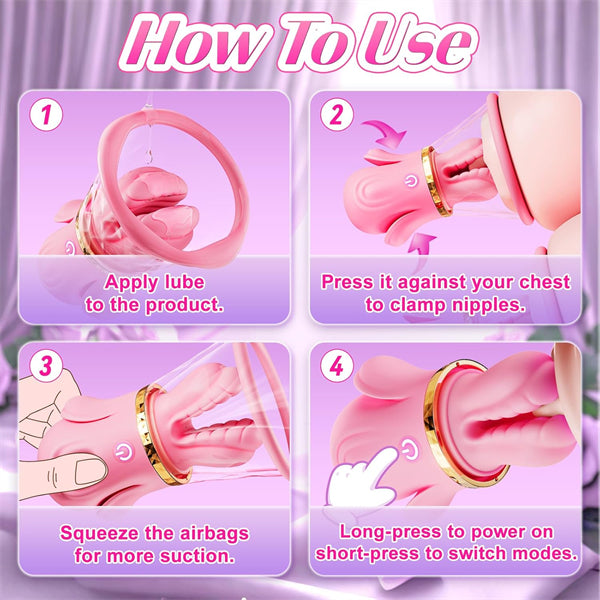10 Vibration Manual Sucking Nipple Vibrator