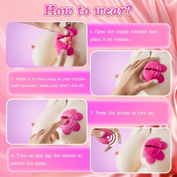 Nipple Clamps Toys with 10 Vibration