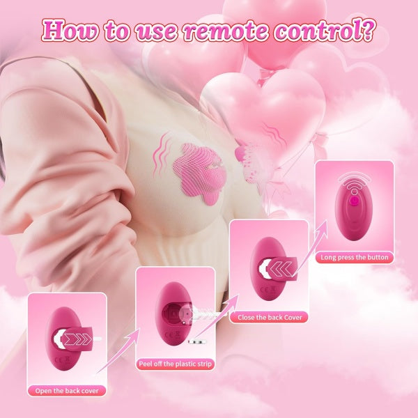 Nipple Clamps Toys with 10 Vibration