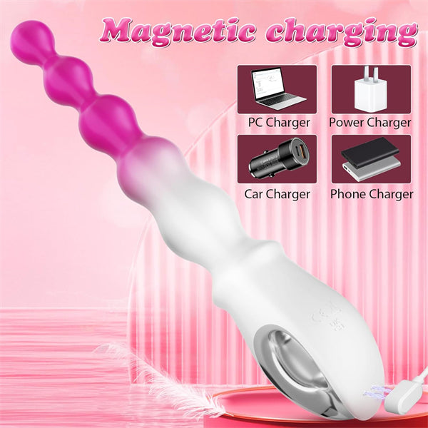 10 vibration anal beads plug vibrator