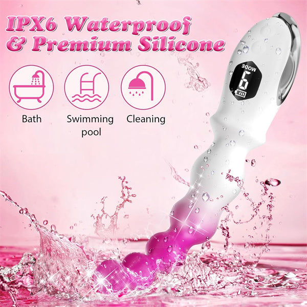 10 vibration anal beads plug vibrator