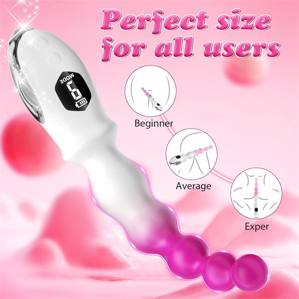 10 vibration anal beads plug vibrator