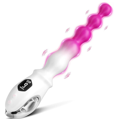 10 vibration anal beads plug vibrator