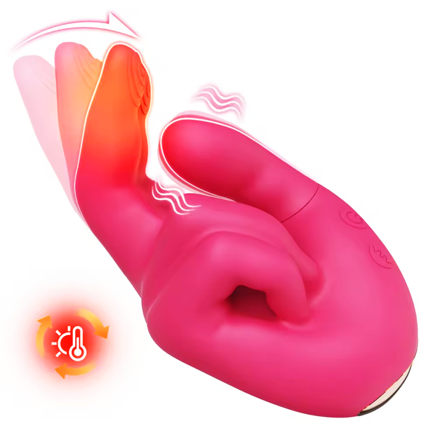 Golden Hand Realistic Finger Flapping Clitoris G Spot Vibrator