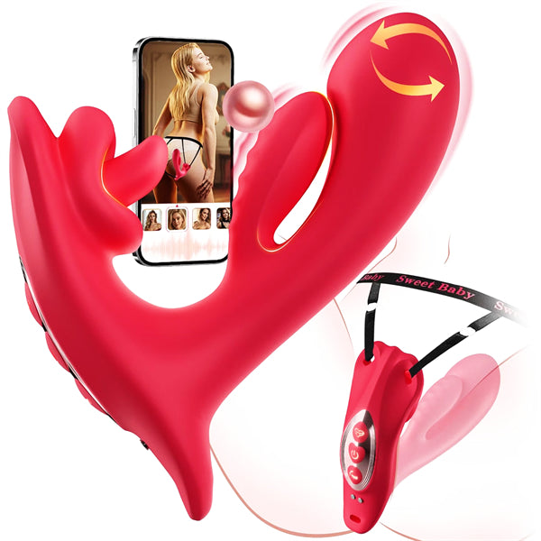 2026 Upgraded Panty Wearable Vibrator with Insert Dildo