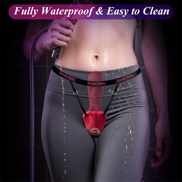 2026 Upgraded Panty Wearable Vibrator with Insert Dildo