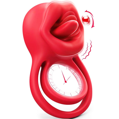 3-in-1 Rose Toy Cock Ring Vibrator