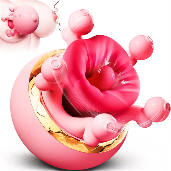 3-in-1 Rotating & Suction Nipple Vibrator
