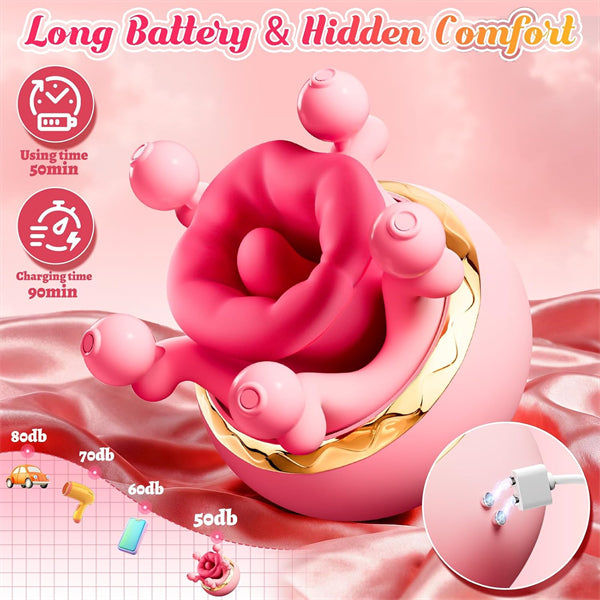 3-in-1 Rotating & Suction Nipple Vibrator