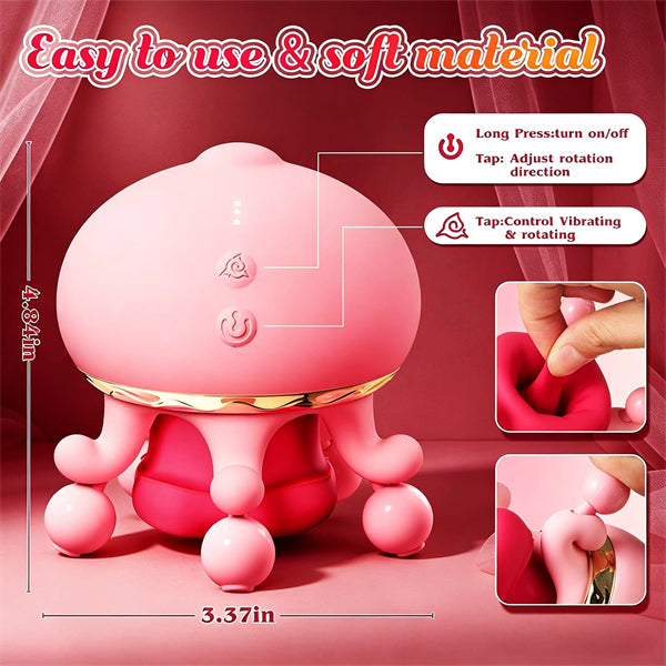 3-in-1 Rotating & Suction Nipple Vibrator
