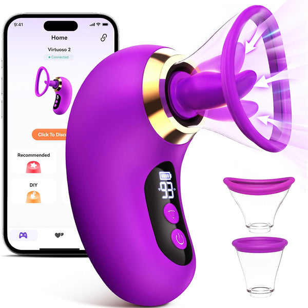 3 Sucking 9 Tongue Licking Vibrating Rose Vibrators