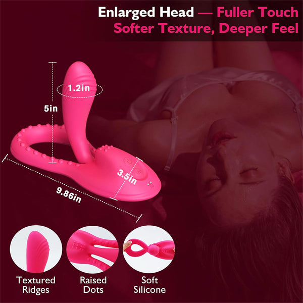 360° Bend-to-Fit G Spot Riding Grinding Vibrator