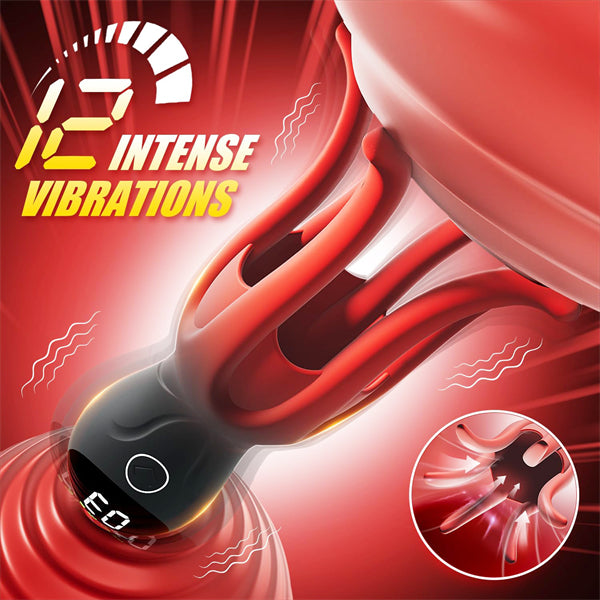 360° Fully Wrapped Octopus Tentacles Penis Vibrator