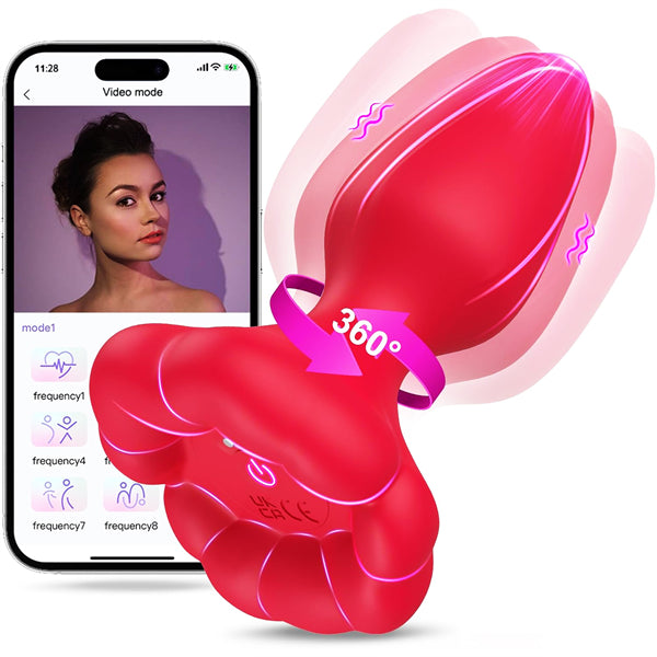 Buy 360 Rotating Rose Anal Plug Vibrator with APP Remote | Anal Vibrators | Rosetoy ROSETOY Buy 360 Rotating Rose Anal Plug Vibrator with APP Remote | Anal Vibrators | Rosetoy ROSETOY